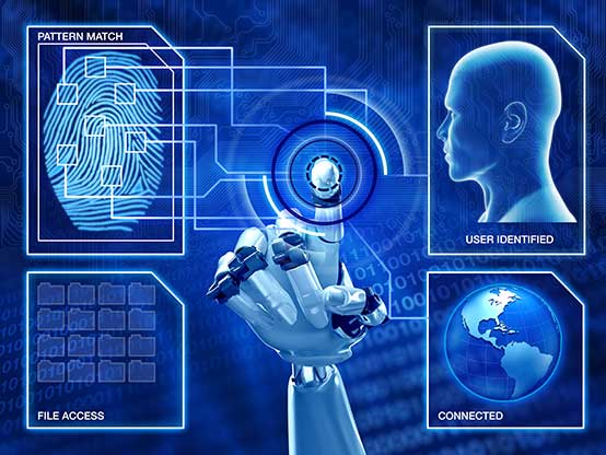 Illustration photo biometrics. 